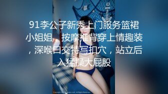 91李公子新秀上门服务篮裙小姐姐，按摩推背穿上情趣装，深喉口交特写扣穴，站立后入猛操大屁股