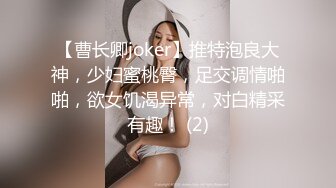 【曹长卿joker】推特泡良大神，少妇蜜桃臀，足交调情啪啪，欲女饥渴异常，对白精采有趣！ (2)