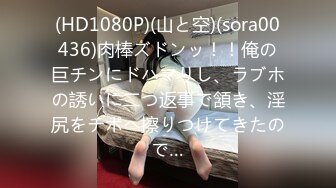 (HD1080P)(山と空)(sora00436)肉棒ズドンッ！！俺の巨チンにドハマりし、ラブホの誘いに二つ返事で頷き、淫尻をチポへ擦りつけてきたので…