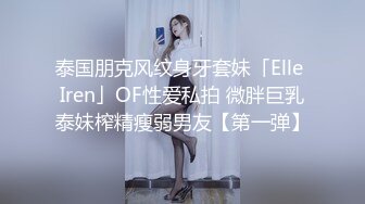 泰国朋克风纹身牙套妹「Elle Iren」OF性爱私拍 微胖巨乳泰妹榨精瘦弱男友【第一弹】