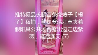 推特极品长腿苗条烧婊子【橙子】私拍，丝袜塞逼肛塞夹着假阳具公共场合露出边走边紫薇，骚话连天 (7)