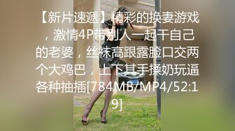 【新片速遞】精彩的换妻游戏，激情4P带别人一起干自己的老婆，丝袜高跟露脸口交两个大鸡巴，上下其手揉奶玩逼各种抽插[784MB/MP4/52:19]