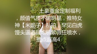 ⚫️⚫️⚫️土豪重金定制福利，颜值气质不输明星，推特女神【米妮子】私拍，罕见白虎馒头逼道具炮机紫薇狂喷水，撸点超高4