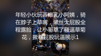 年轻小伙玩弄爆乳小阿姨，骑在脖子上草嘴，黑丝大屁股全程露脸，让小哥草了骚逼草菊花，撅着屁股玩逼展示1